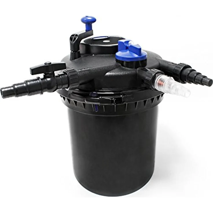 SunSun CPF-10000 Druckteichfilter UVC 11 W 10000 l/h Teich Filter Teichfilter – Bild 1