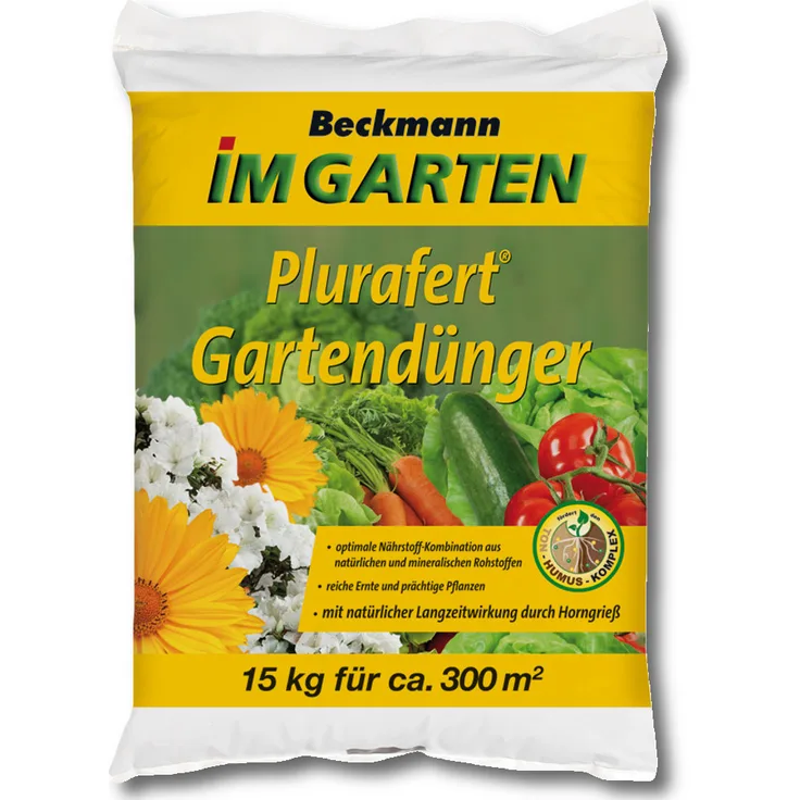 BECKMANN Plurafert® Gartendünger, 15 kg