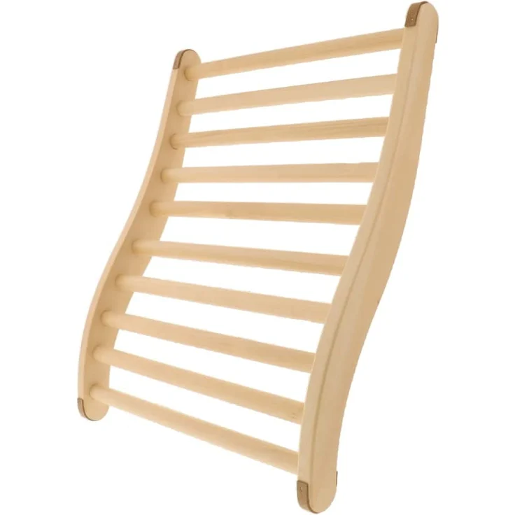 Hofmeister Rückenlehne Lindenholz 51 cm Rückenstütze S-Form Kopfstütze Liege – Bild 1
