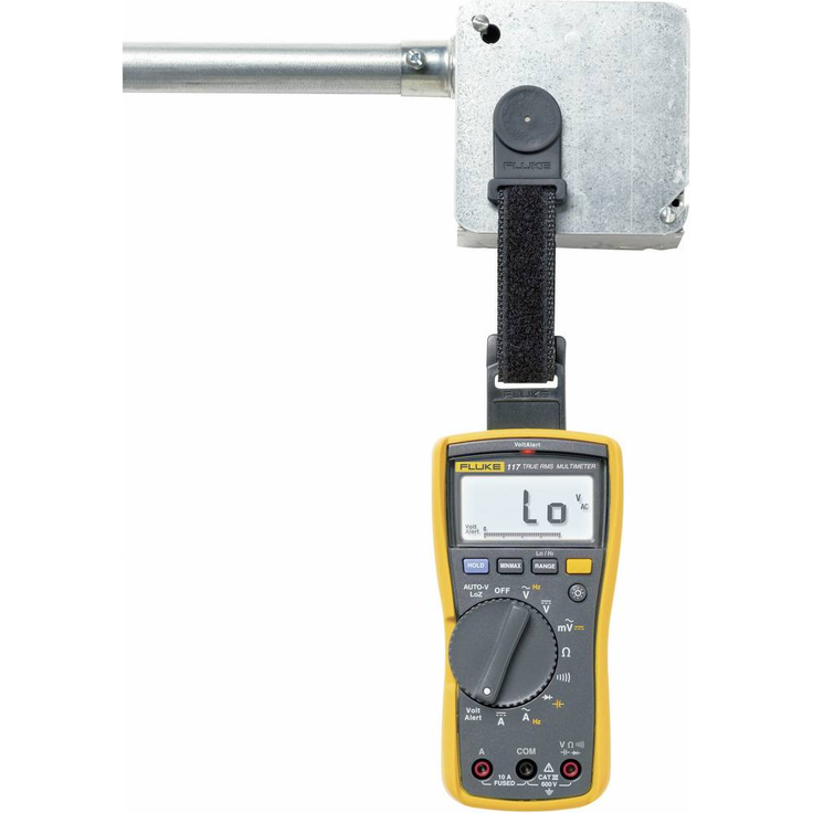 Fluke 117/323 Hand-Multimeter, Stromzange digital CAT III 600 V Anzeige Counts: 6000, 0,5 % Genauigkeit, 9 V Spannungsversorgung – Bild 3