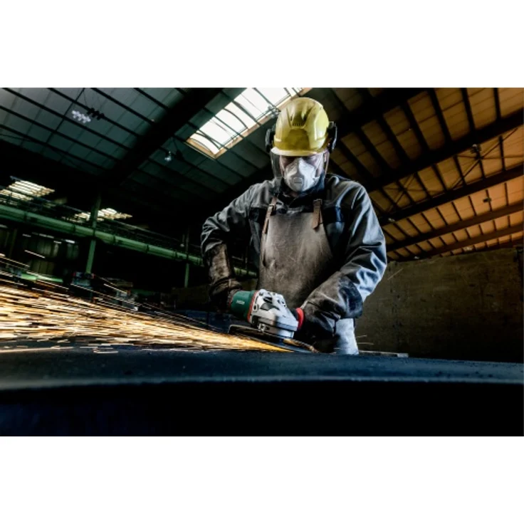 Metabo Winkelschleifer WE 26-230 MVT Quick (2600 Watt, Scheibendurchmesser 230 Millimeter, Vibrationsdämpfung, Metabo M-Quick-System, Wiederanlaufschutz, Schlüssel im Zusatzhandgriff ) 606475000 – Bild 8