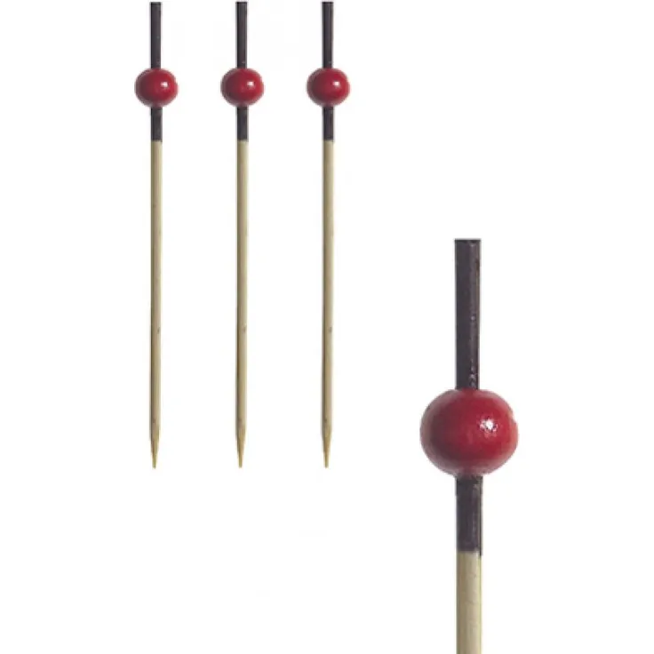 PAPSTAR Fingerfood-Spieße ´Red Pearl´, Länge: 70 mm