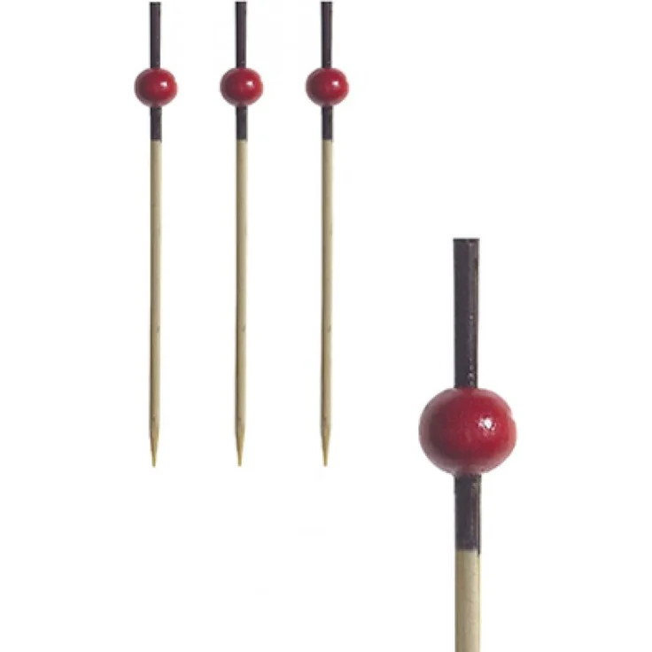 PAPSTAR Fingerfood-Spieße ´Red Pearl´, Länge: 70 mm – Bild 1