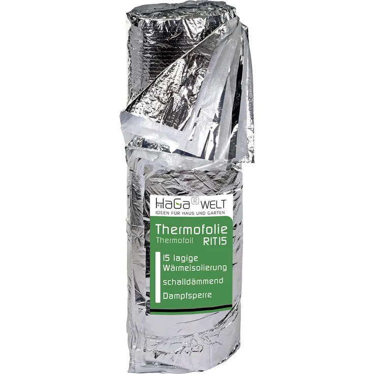 HaGa Thermofolie Dachisolierfolie HaGa ® 1,2m x 12,5m 465g/m ² 15 Schichten