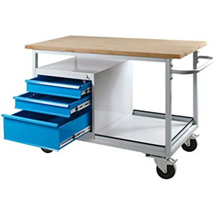 Mobile Werkbank ECO mit 3 Schubladen – Bild 2