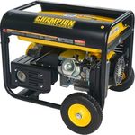 Champion Power Equipment Stromaggregat Benzin (9000 Watt, tragbarer Generator, Stromerzeuger mit Fernbedienung & Seilzugstarter, 25 L Kraftstofftank, Laufzeit 10 Stunden - 50% Last) CPG9000E2-EU, Gelb