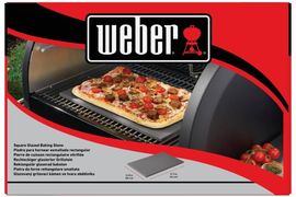 Glasierter Pizzastein rechteckig 44 x 30 cm