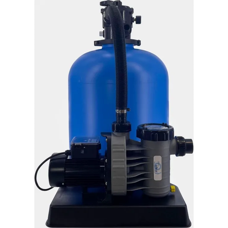 Sandfilteranlage Bali Timer 500mmØ, Pumpe AquaPlus Timer 11m³/h für Pools bis 80m³