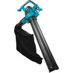 Gardena Gartensauger-Bläser ErgoJet 3000: Laubbläser-Sauger mit 3000 W Motorleistung, 170 ls Saugleistung, 310 kmh Blasgeschwindigkeit, mit Häcksler und Fangsack, inkl. Schultergurt (9332-20)