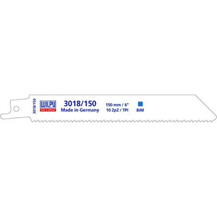 Wilpu 20 Säbelsägeblätter für Metall 150x19x0,9mm Z10
