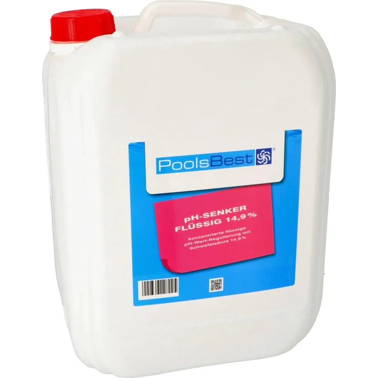 11 kg - PoolsBest® pH-Senker flüssig 14,9%ig – Bild 1