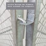 Holmwerk Komposter Metallkomposter 80x80 x70 cm Streckmetall Gartenkomposter