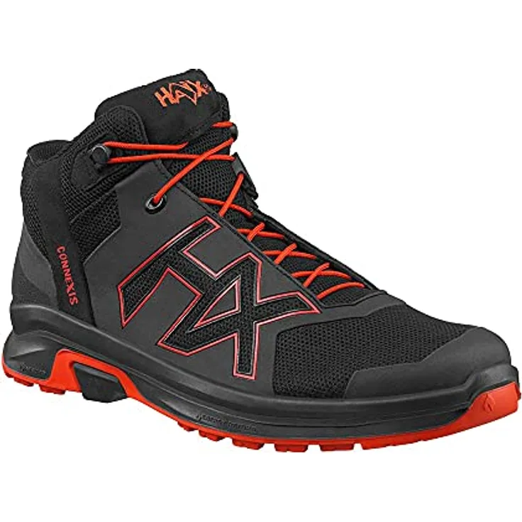 Freizeitschuh CONNEXIS Go GTX mid Gr.6,5(40) schwarz rot Mikrofaser Textil