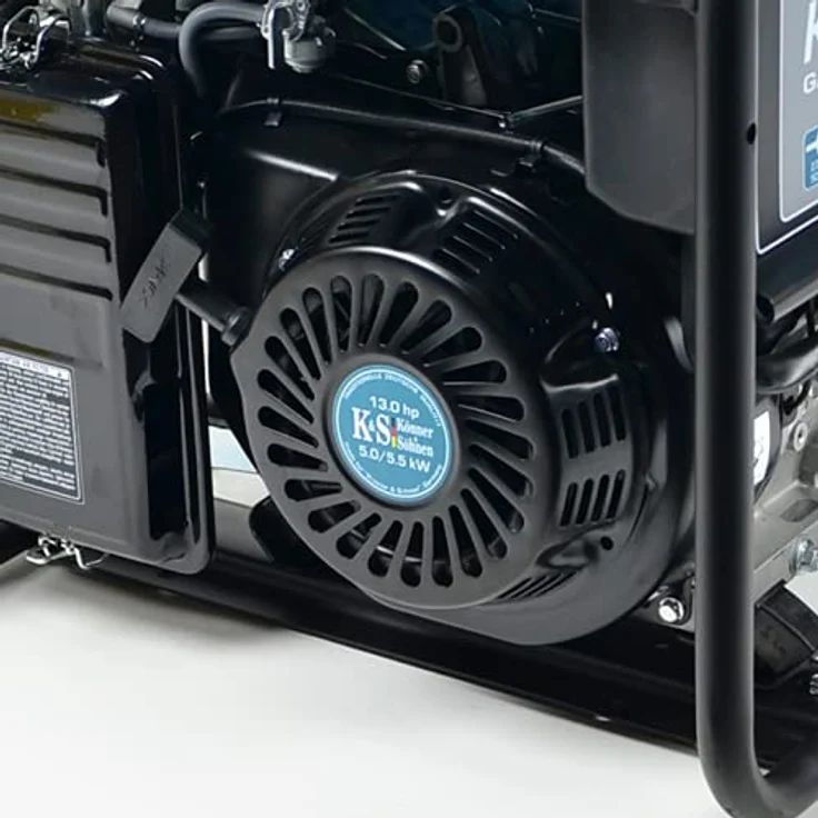 Könner & Söhnen - KS 7000E ATS Benzin Stromerzeuger 5500 Watt, 1x16A (230V), 1x32A (230V), 12V, E-Start, ATS Notstromautomatik, Automatischer – Bild 7