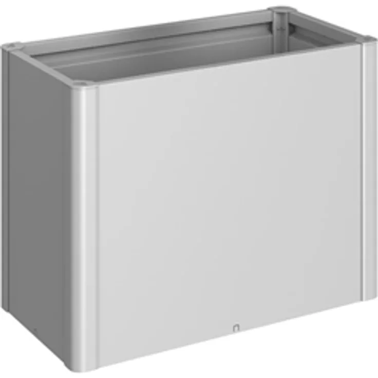 Biohort Hochbeet 1x0,5 120 x 53 cm silber, metallic Metall Hochbeet