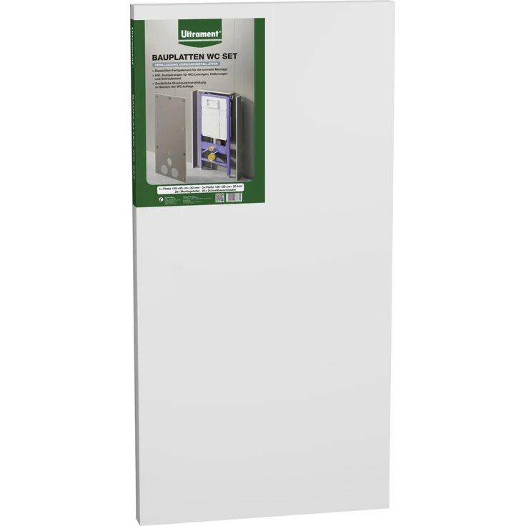 Ultrament Bauplatten WC Set