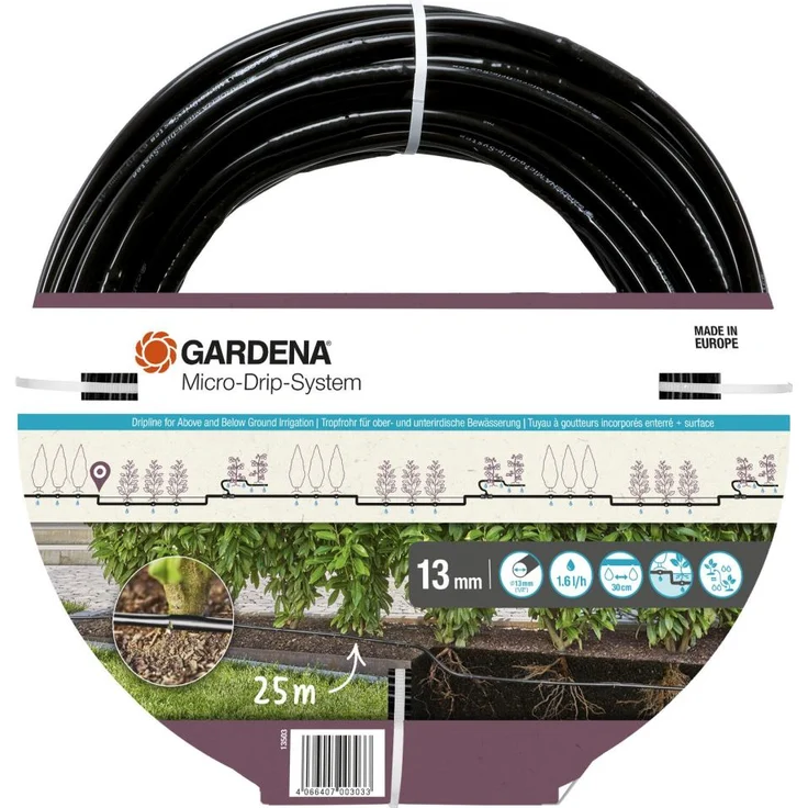 Gardena Micro-Drip-System Rohr 1,6 l/h, 25m Bewässerungssystem – Bild 1