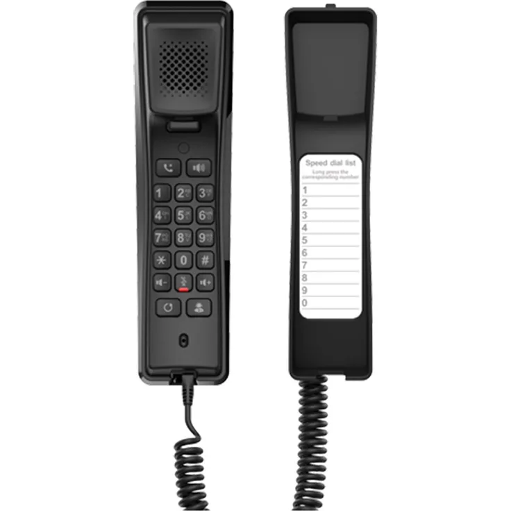 2N IP Handset - Türsprechanlage - kabelgebunden - 10-100 Ethernet - Schwarz