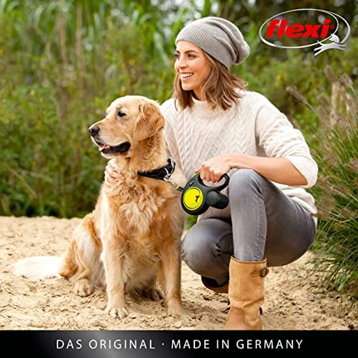 Flexi Hundeleine New Classic L Länge: 5 m, neon – Bild 6
