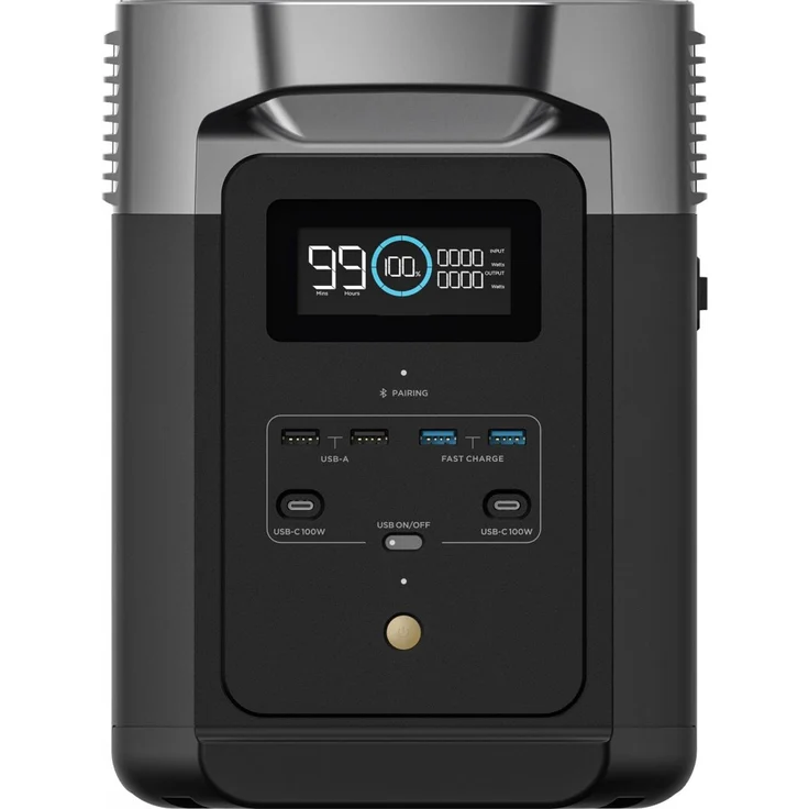 EcoFlow DELTA 2 Powerstation 1024 Wh für mobile Stromversorgung Energiestation 2400 Watt 400 x 211 x 281 mm Elektrostart – Bild 1