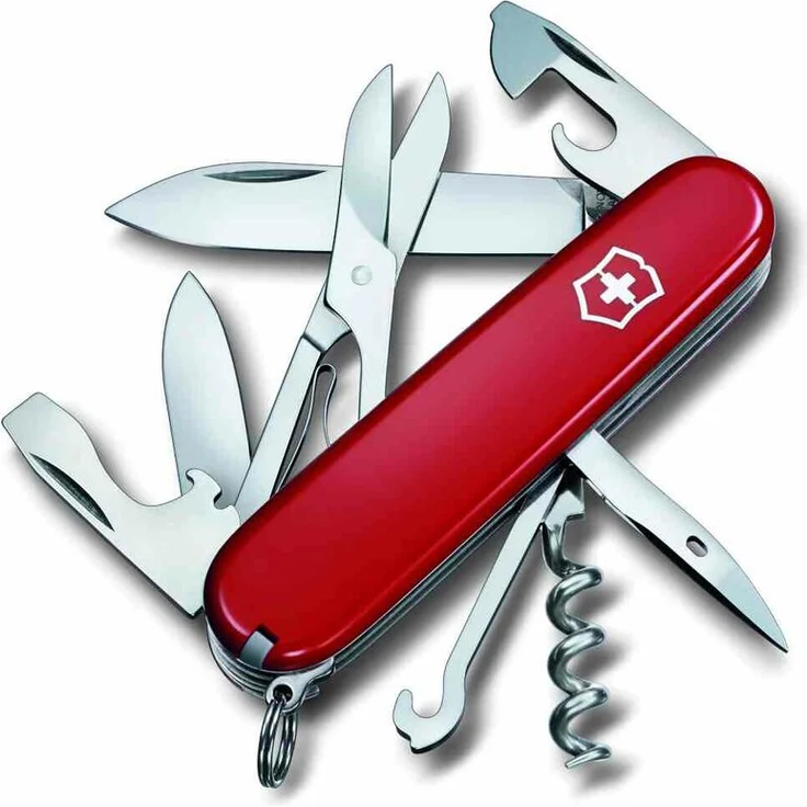VICTORINOX Offiziersmesser ''Climber'' 91 mm 14 Funktionen rot – Bild 1