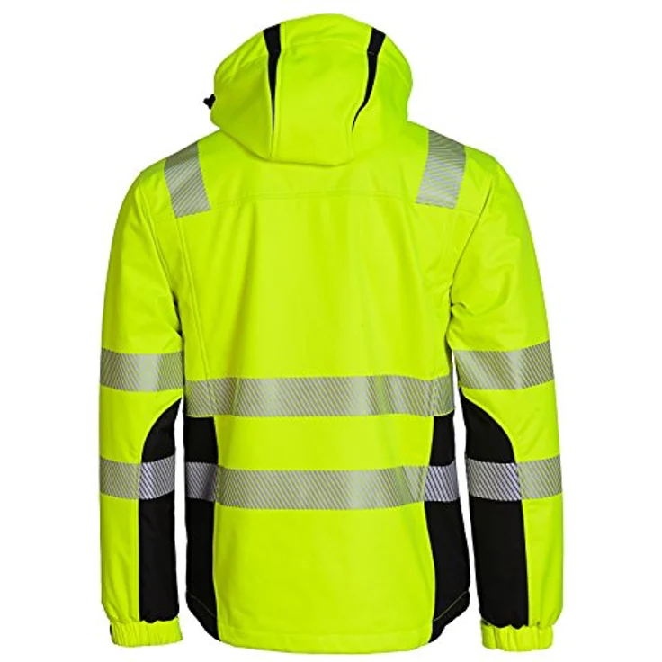 Winter-Warnschutzsoftshelljacke PREVENT TRENDLINE Gr.L gelb-schwarz – Bild 5
