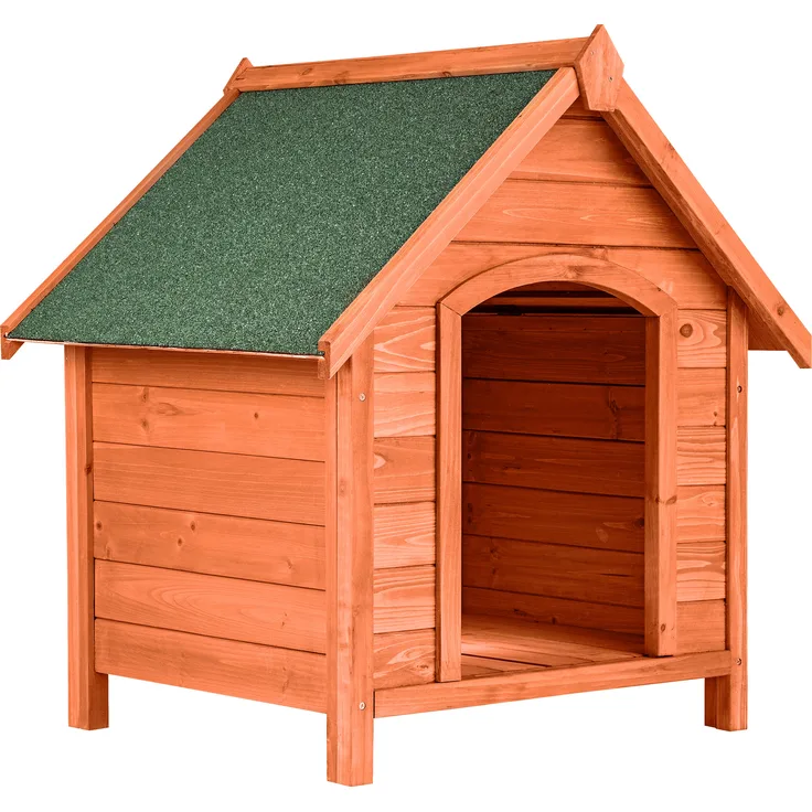 tectake Hundehütte Bailey 72x65x83cm - braun