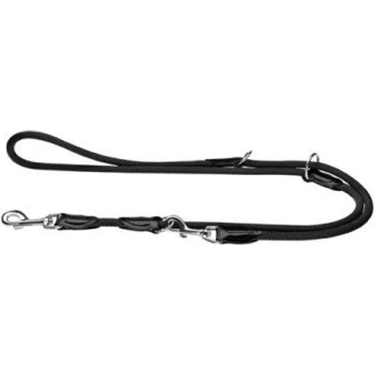 Hunter Hunde-Leine verstellbar Freestyle schwarz 8-200 – Bild 1