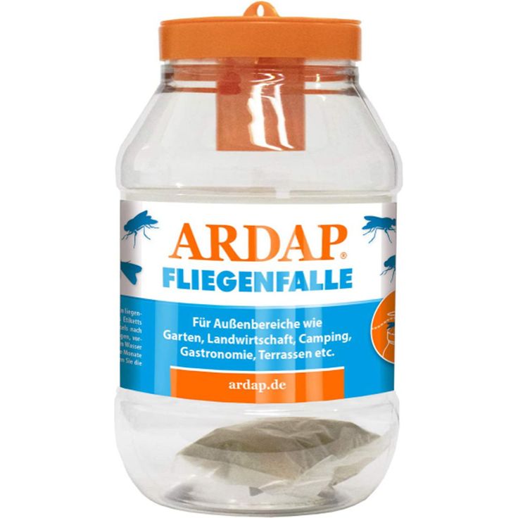 Quiko ARDAP Fliegenfalle - Biologische Fliegenfalle Außen - Natürlicher Anti Fliegen Lockstoff mit Langzeitwirkung – Bild 1