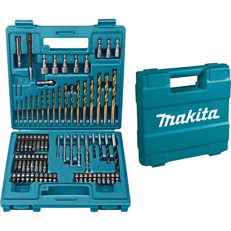 Makita B-49373 Bit & Bohrer-Set 75-teilig Bitsatz für Metall & Holz im Koffer – Bild 1