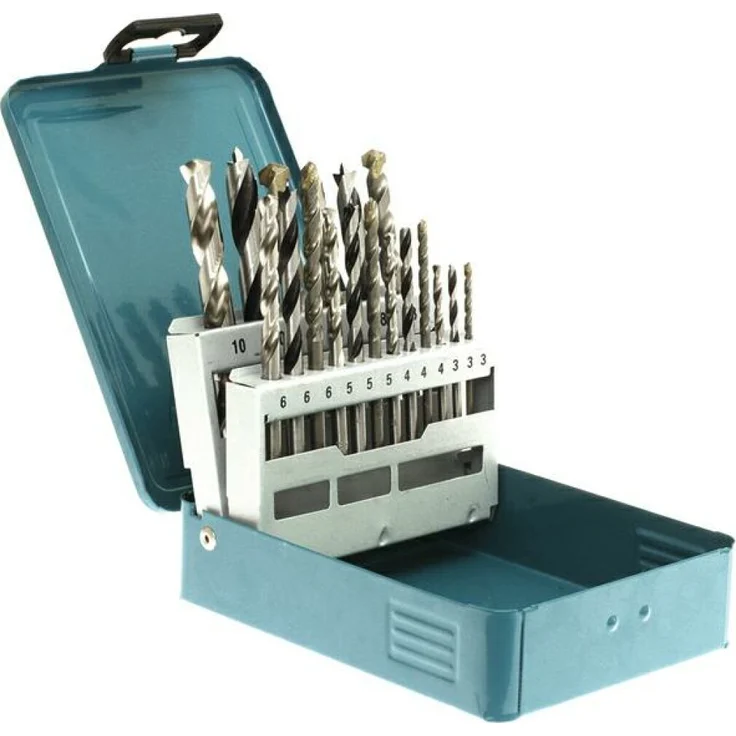 Makita D-46202 Bohrer Set 18-teilig, für Metall und Holz – Bild 2