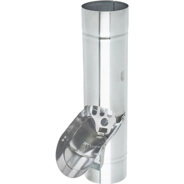 Zambelli VM BlankZinc Regenwasserklappe mit Sieb 100 mm – Bild 1