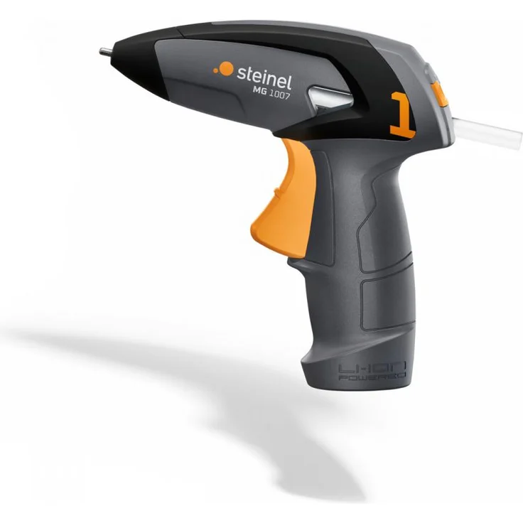 Akku-Heißklebepistole MobileGlue 1007 anthrazit, 3g/min, inkl. 3x 7mm Klebesticks Cristal und USB-Ladekabel – Bild 2