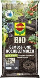 Compo BIO Gemüse- und Hochbeetmulch 50 Liter