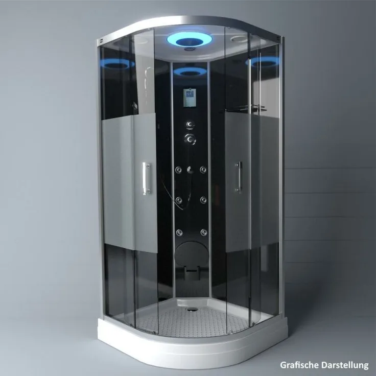 TroniTechnik Duschtempel E S100XD1HG01 100x100 cm