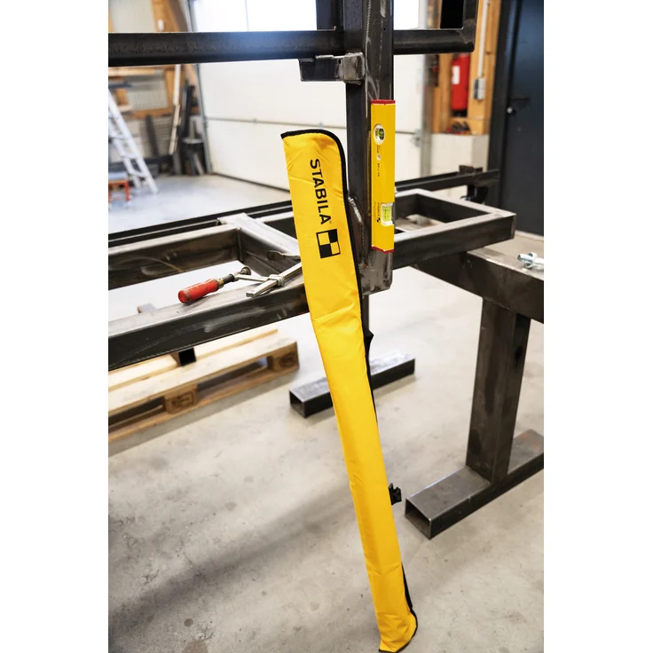 STABILA PRO SET 80 ASM, 4-teiliges Magnet-Wasserwaagen-Set: 120 cm / 60 cm / 30 cm / Tasche, verstärktes Alu-Profil, extrastarkes Seltenerd-Magnetsystem, integrierte Rutsch-Stopper, Made in Germany – Bild 3