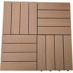 HOME DELUXE WPC Holzfliesen BAVARO - Teak