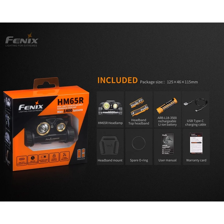 Fenix HM65R Taschenlampe 1400 Lumen – Bild 2