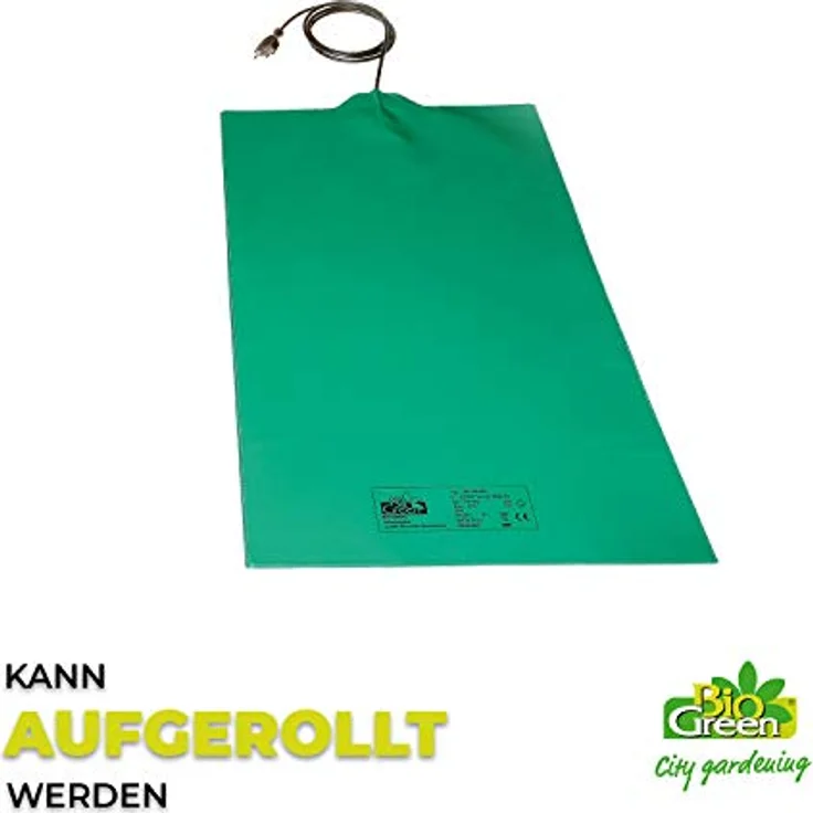 Bio Green Wärmeplatte Wärmematte für schnelles Wachstum in der Pflanzenanzucht spritzwassergeschützt 40x65 cm - 42 W - WP 040-065 – Bild 4