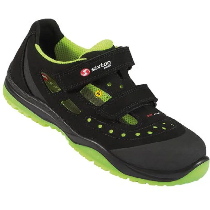 SIXTON Meneito S1P Sicherheitssandale schwarz, 46 (UK 11)
