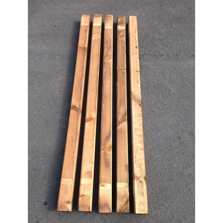 10 Stk. HOLZPFOSTEN 7cm x 7cm x 180cm Kiefer- Pfosten Kantholz Zaun – Bild 3