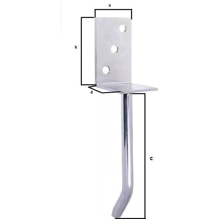 TrendLine Stützenschuh 8,0 x 10,0 x 20,0 x 6,0 cm