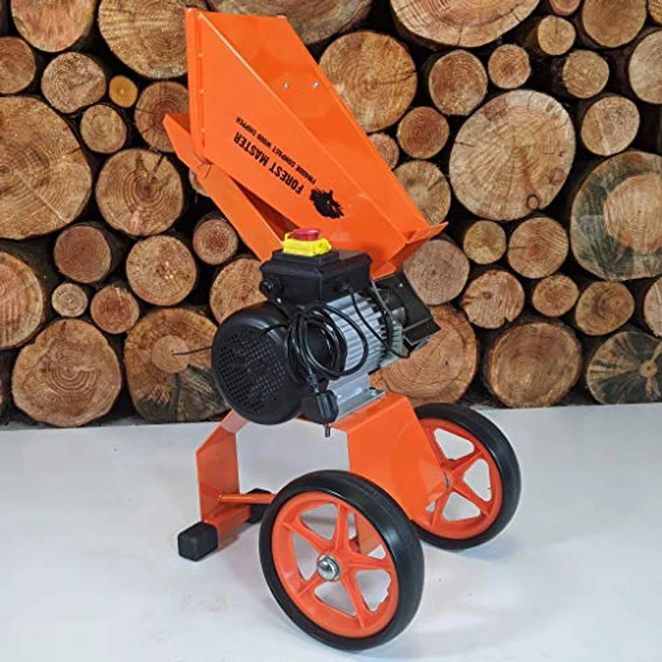 Forest Master Elektro Häcksler 2800 Watt 4 Ps Ast Laub Holz Garten-Häcksler Garten-Schredder E-Häcksler – Bild 6