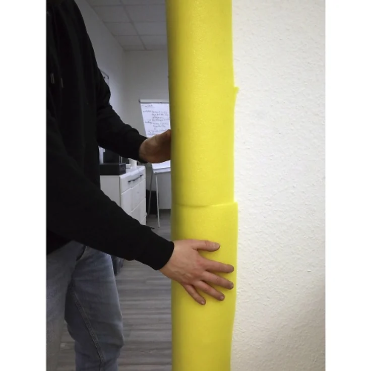 Scorprotect ® Türrahmen-Klemmschiene signalgelb Universalklemmschiene 100 bis 250 mm ( 2x 1m Stücke) – Bild 6