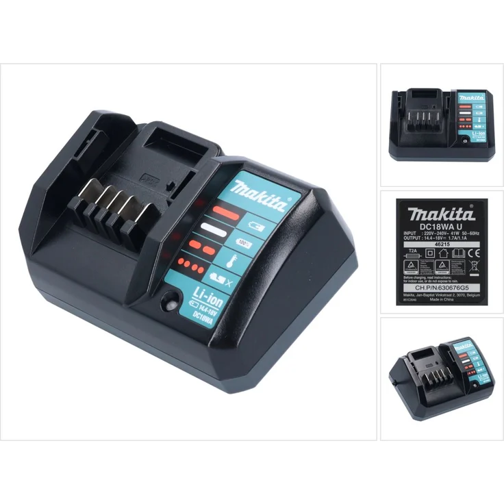 Makita DC18WA Lithium-Ionen-Ladegerät, 14,4-18 V – Bild 2