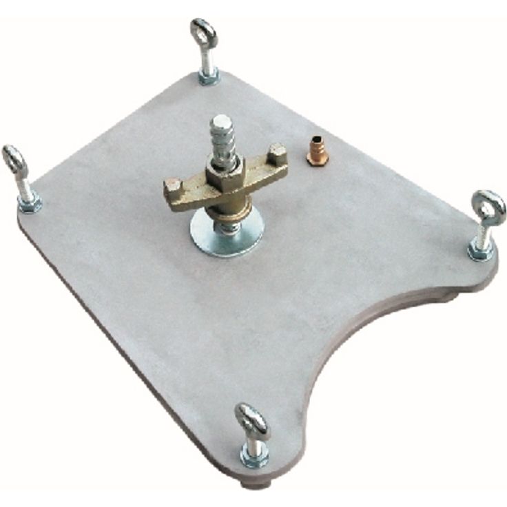 Eibenstock Vakuumplatte für Dübelfuß mit Dichtring, 340 x 290 mm, max. Bohr Ø 162 mm