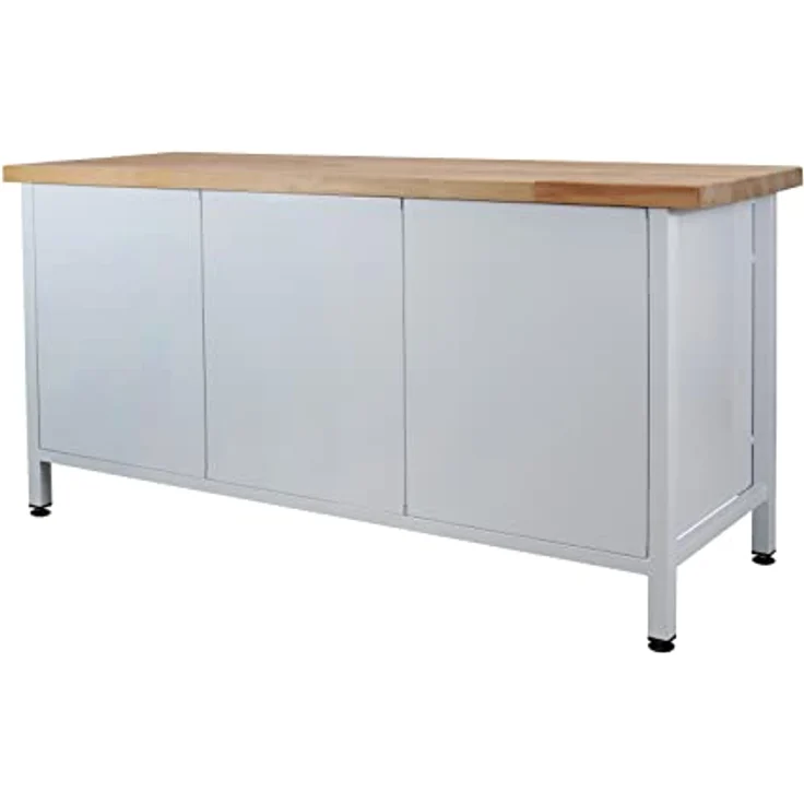 Werkbank / Werktisch 6 Schubladen, 1 Tür, L1700xB600xH840mm – Bild 2