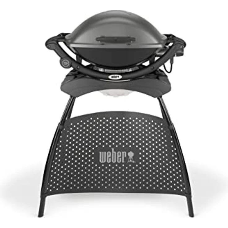 Weber Q 2400 Stand Dark Grey Elektrogrill, 2200 Watt, Maáe 103 x 130 x 68 cm – Bild 5