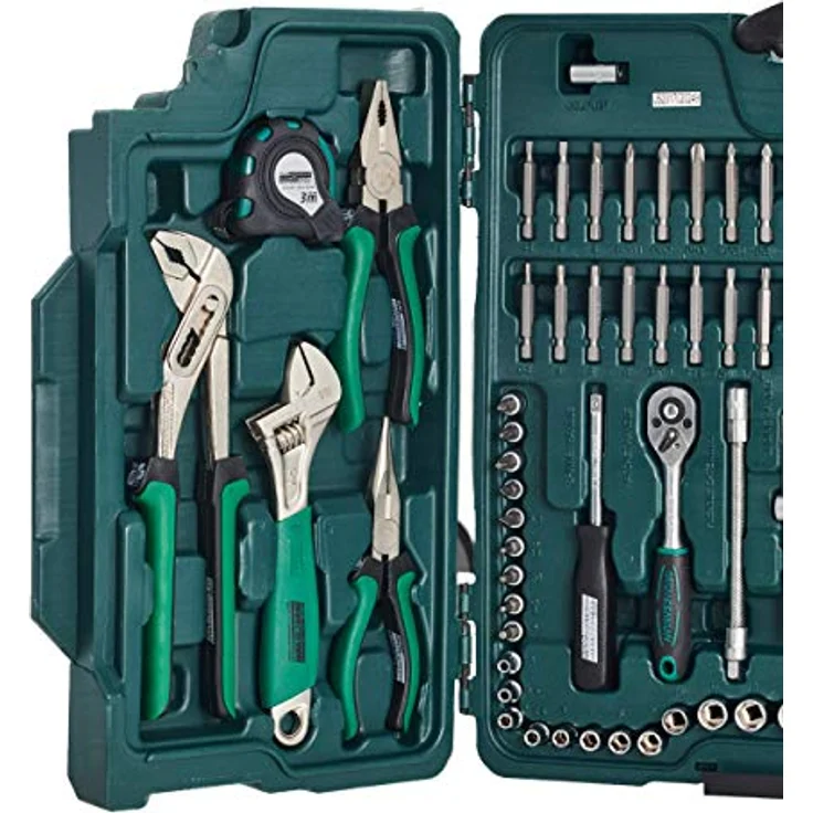 Brüder Mannesmann M29085 Premium Universal und Haushalts-Werkzeugkoffer, 89-tlg – Bild 2