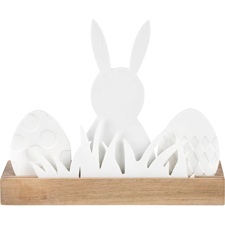 Räder Lichtobjekt Osterhase Windlich Deko Ostern Teelichthalter Kerze Porzellan